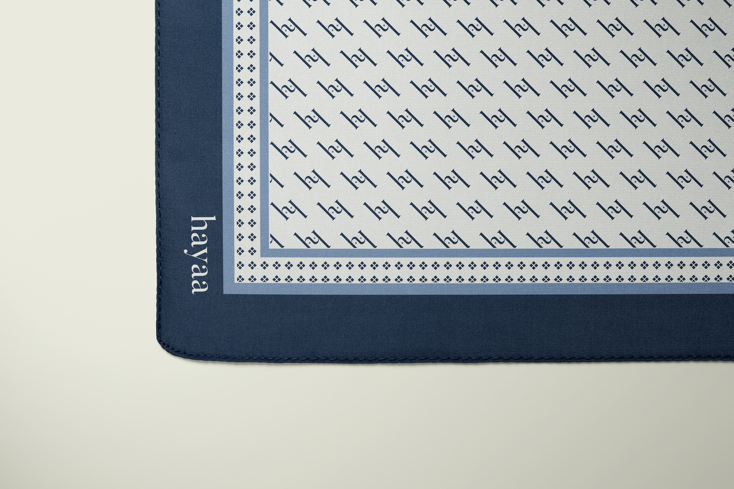 HAYAA MONOGRAM SQUARE - BLUE