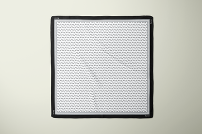HAYAA MONOGRAM SQUARE - BLACK