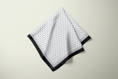HAYAA MONOGRAM SQUARE - BLACK